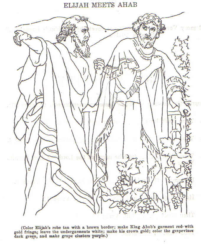 King Ahab And Jezebel Coloring Pages Sketch Coloring Page